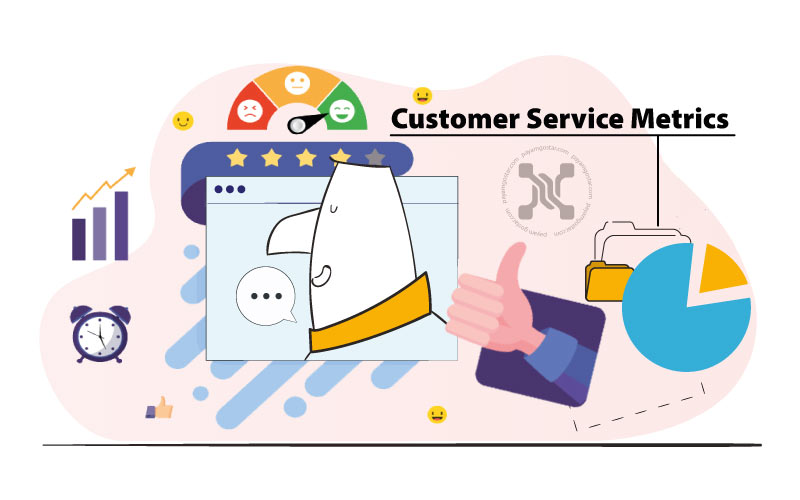 معیارهای خدمات مشتری، همانطور که از نامش پیداست، داده‌هایی را ازعملکرد تیم خدمات مشتری نشان می‌دهد