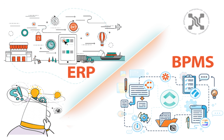 تفاوتهای سیستم ERP و BPMS چیست؟