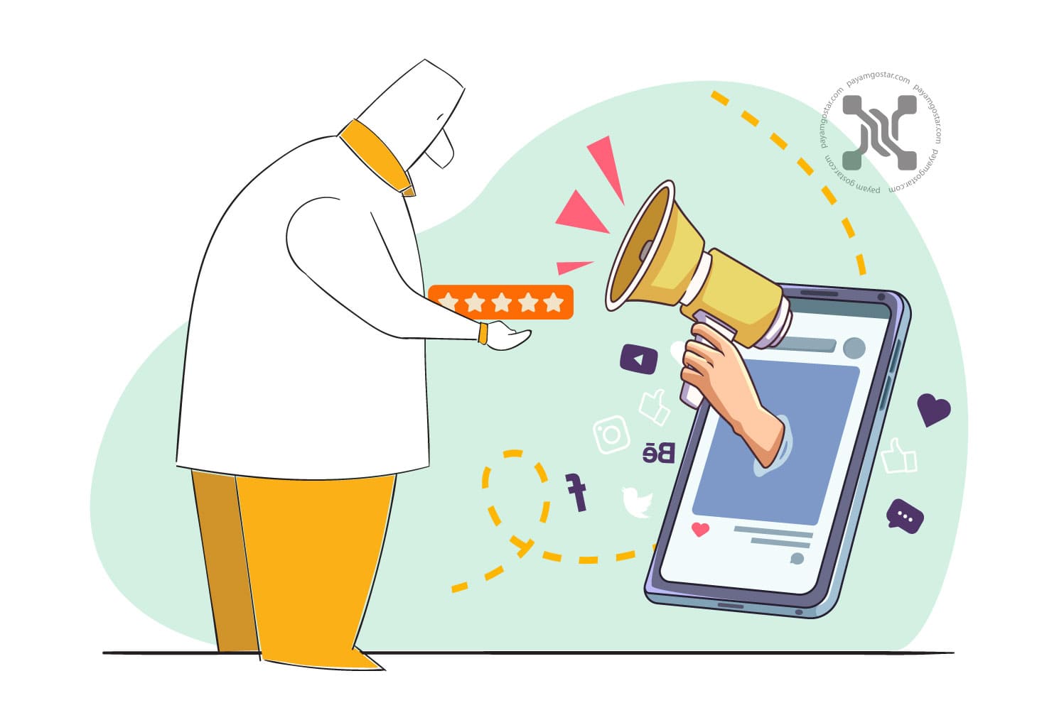 با مشتری همدلی کنید و گوش شنوای او باشید