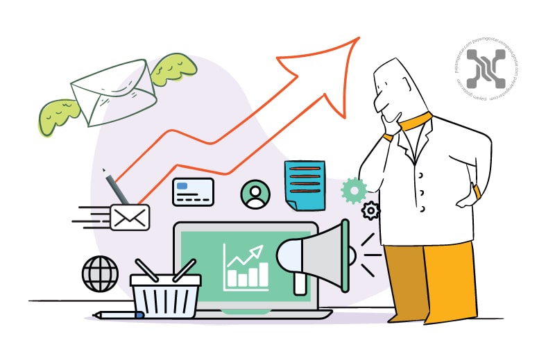 از مزایای ایمیل مارکتینگ رشد ترافیک وبسایت و افزایش لید است