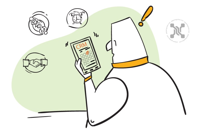 برای طراحی نظرسنجی NPS از نرمافزار مدیریت ارتباط با مشتری (CRM) استفاده کنید